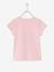 Tee-shirt fille Family team collection capsule vertbaudet et Studio Jonesie en coton bio rose 4 - vertbaudet enfant 