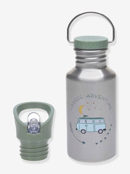 Gourdes LÄSSIG en inox Adventure autobus+Adventure Tipi+Happy Prints bleu nuit+Happy Prints caramel+Happy Prints olive 2 - vertbaudet enfant 