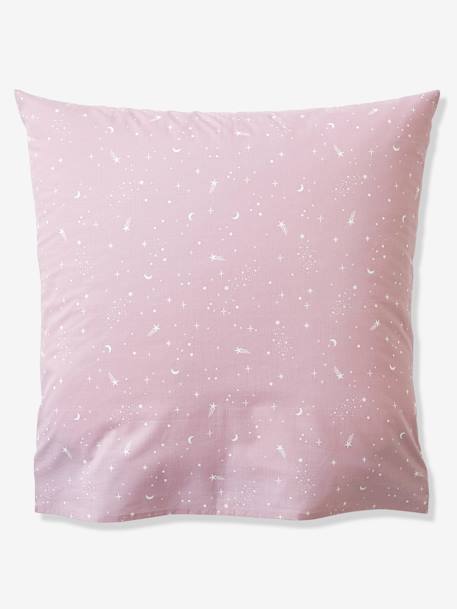 Parure housse de couette + taie d'oreiller avec détails phosphorescents MISS CONSTELLATION marine / parme 9 - vertbaudet enfant 