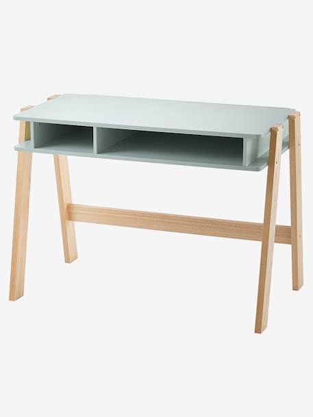 Bureau enfant LIGNE ARCHITEKT blanc/bois+rose+vert 14 - vertbaudet enfant 