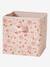 Lot de 3 bacs de rangement Renard fleurs rose 3 - vertbaudet enfant 