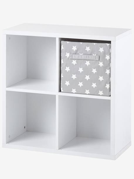 Meuble de rangement 4 cases blanc 1 - vertbaudet enfant 