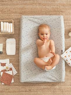 Housse de matelas à langer en coton  - vertbaudet enfant