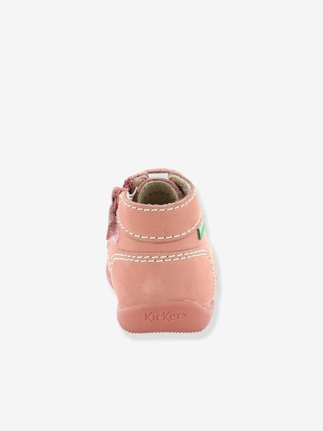 Bottillons cuir bébé fille Bonzip 2 KICKERS® 1ers pas rose clair 5 - vertbaudet enfant 