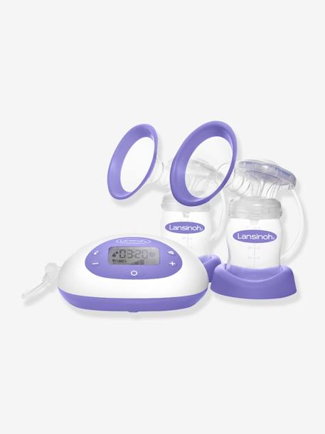 Tire-lait électrique 2 en 1 LANSINOH Transparent/lilas 2 - vertbaudet enfant 