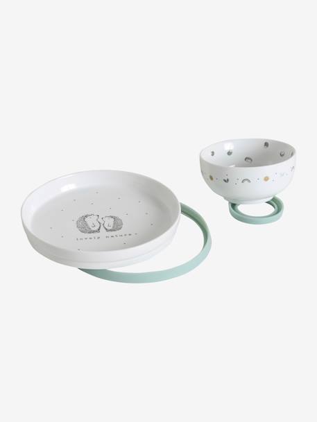 Set vaisselle en céramique et silicone hérissons+imprimé animaux 7 - vertbaudet enfant 