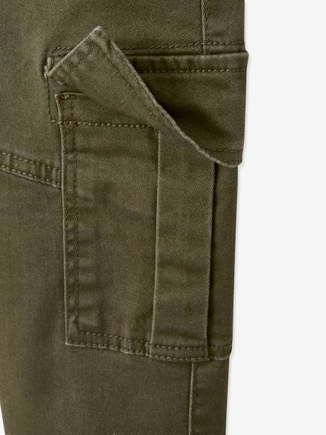 Pantalon battle facile à enfiler garçon bleu glacier+kaki foncé+taupe 13 - vertbaudet enfant 