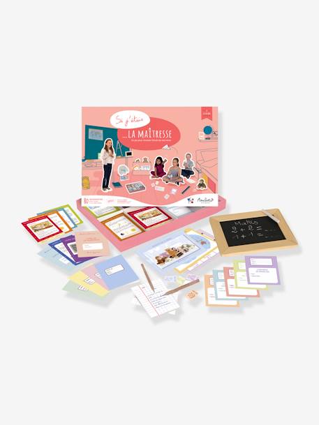 Coffret Si j'étais la Maîtresse - AMULETTE ROSE 1 - vertbaudet enfant 