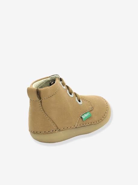 Bottillons cuir bébé mixte Soniza KICKERS® 1ers pas camel+marine 4 - vertbaudet enfant 