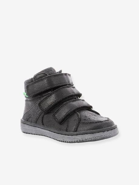 Baskets sneakers fille Lohan KICKERS® noir brillant 1 - vertbaudet enfant 