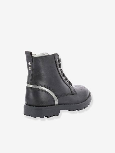 Boots fille Grooke KICKERS® noir argent 4 - vertbaudet enfant 