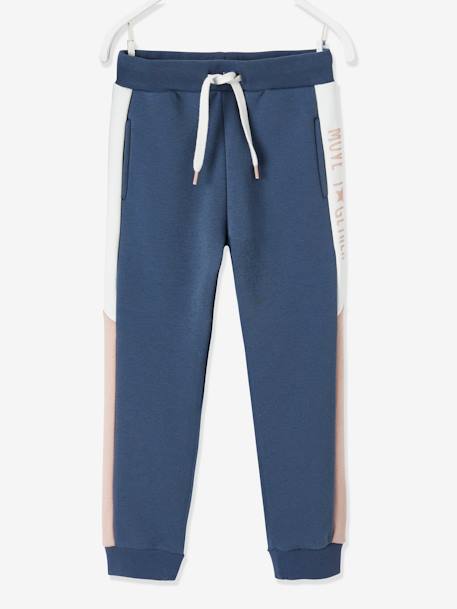 Fille-Pantalon-Pantalon jogging fille avec bandes côtés