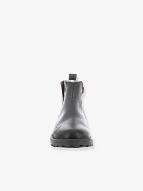 Boots fille Grooky KICKERS® noir argent 6 - vertbaudet enfant 