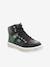 Baskets sneakers garçon Lowell KICKERS® noir vert 1 - vertbaudet enfant 