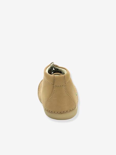 Bottillons cuir bébé mixte Soniza KICKERS® 1ers pas camel+marine 5 - vertbaudet enfant 