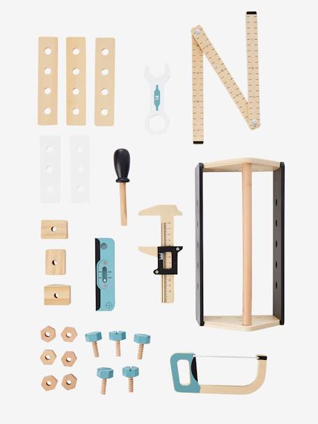 Boîte à outils du bricoleur en bois FSC® noir 2 - vertbaudet enfant 