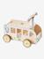 Porteur bus à doudous HANOÏ en bois FSC® BLANC MOYEN UNI AVEC DECOR 2 - vertbaudet enfant 