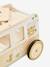 Porteur bus à doudous HANOÏ en bois FSC® BLANC MOYEN UNI AVEC DECOR 6 - vertbaudet enfant 