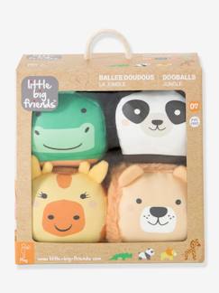 Jouet-Premier âge-Les Dooballs - Set de 4 Balles doudous - LITTLE BIG FRIENDS