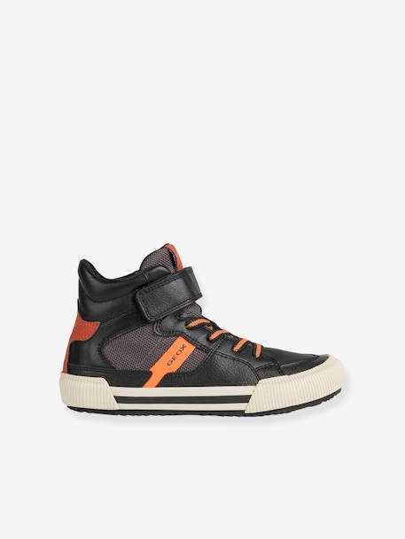 Baskets MID garçon J Alonisso Boy B-GBK GEOX® noir orange 2 - vertbaudet enfant 