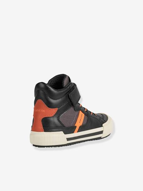 Baskets MID garçon J Alonisso Boy B-GBK GEOX® noir orange 4 - vertbaudet enfant 