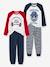 Lot de 2 pyjamas musique BASICS Ivoire 1 - vertbaudet enfant 