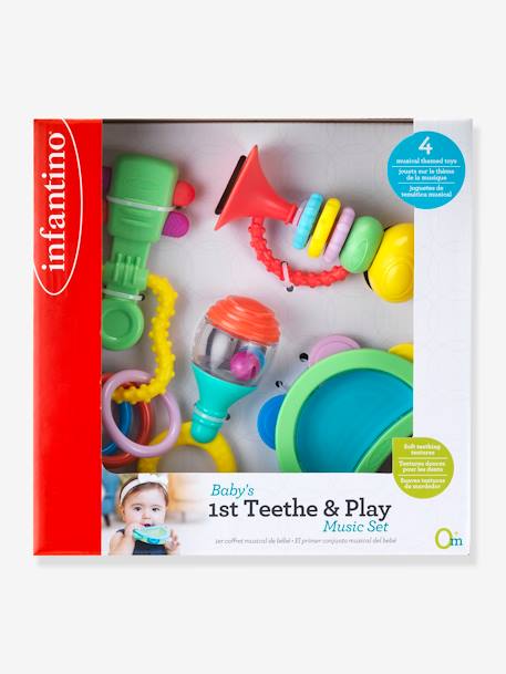 Coffret musical multi-texturé - INFANTINO MULTICOLOR 5 - vertbaudet enfant 