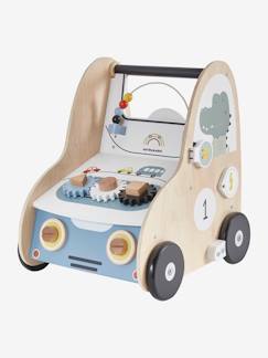 Green series trotteur bebe, chariot de marche en bois - trotteur bebe garcon  - trotteur bebe fille, formes à encastrer, téléphone, chariot de marche bebe,  pour enfants, trotteur pousseur, GS0030 en destockage