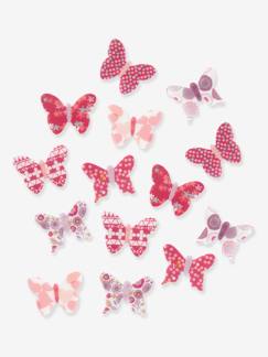 Idées cadeaux bébés et enfants-Linge de maison et décoration-Décoration-Cadre, affiche, pêle-mêle-Lot de 14 papillons déco enfant