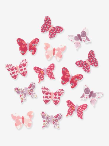 Lot de 14 papillons déco enfant multicolore 1 - vertbaudet enfant 