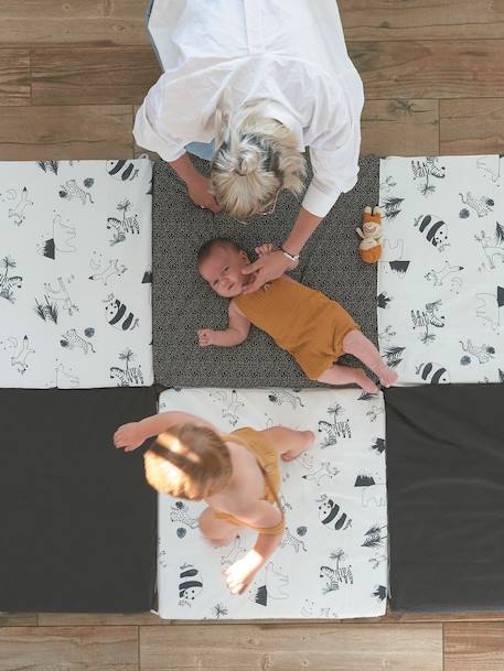 Tapis de Motricité XL Experience - CANDIDE BLANC+terrazzo 7 - vertbaudet enfant 