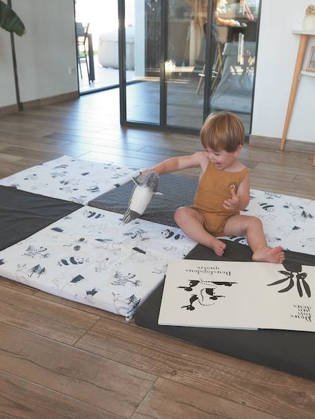 Tapis de Motricité XL Experience - CANDIDE BLANC+terrazzo 4 - vertbaudet enfant 