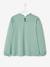 T-shirt blouse Basics fille détails en macramé BLEU FONCE UNI+VERT CLAIR UNI 10 - vertbaudet enfant 