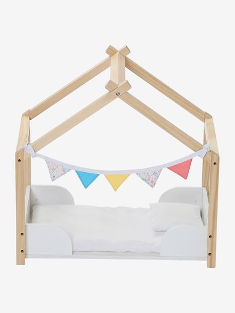 Lit cabane poupon en bois FSC® multicolore 3 - vertbaudet enfant 