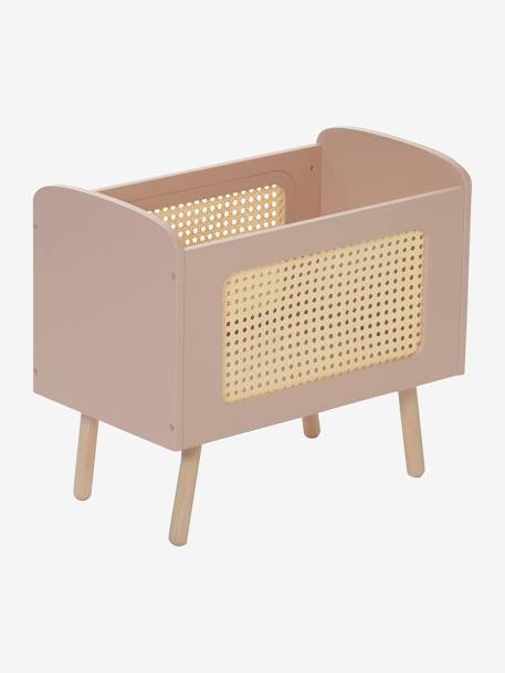 Lit poupon en bois FSC® et cannage POÉSIE multicolore 5 - vertbaudet enfant 