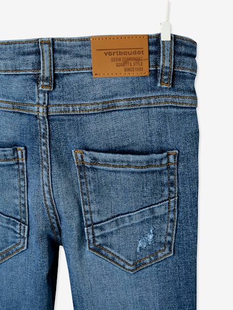 Jean slim Superflex garçon super extensible denim brut+stone 17 - vertbaudet enfant 