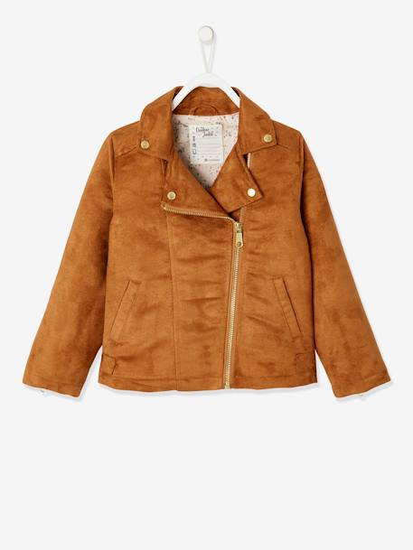 Fille-Manteau, veste-Veste fille en nubuck