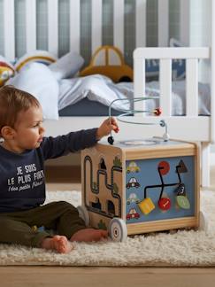 Cube d'activités à tirer EN VOITURE SIMON en bois FSC®  - vertbaudet enfant