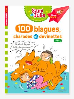 -Livre éducatif Sami et Julie - 100 blagues, charades et devinettes - Tome 2 - HACHETTE ÉDUCATION