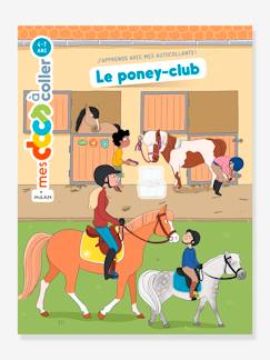 Jouet-Activités artistiques et musicales-Loisirs créatifs-Gommettes, collage et modelage-Mes docs à coller - Le Poney-Club - ÉDITIONS MILAN