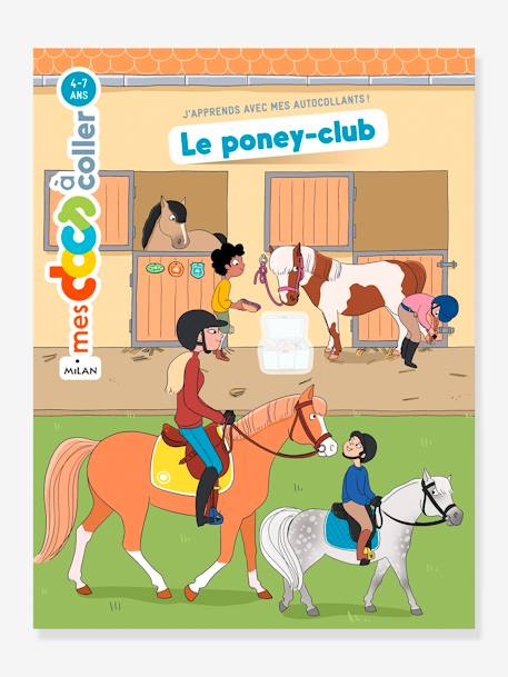 Mes docs à coller - Le Poney-Club - ÉDITIONS MILAN BLANC 1 - vertbaudet enfant 