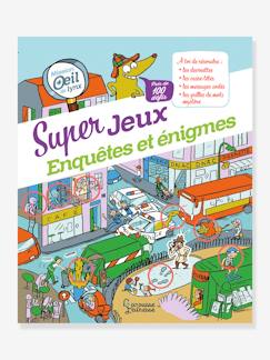 Jouet-Livres-Livres d'activités et de jeux-Livre - Super jeux d'enquêtes et énigmes - LAROUSSE