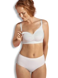 Vêtements de grossesse-Soutien-gorge biologique grossesse et allaitement sans coutures CARRIWELL