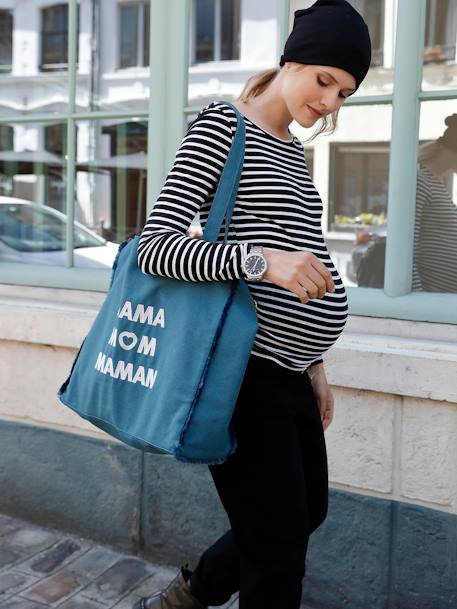 Sac à langer cabas Basic bleu 8 - vertbaudet enfant 