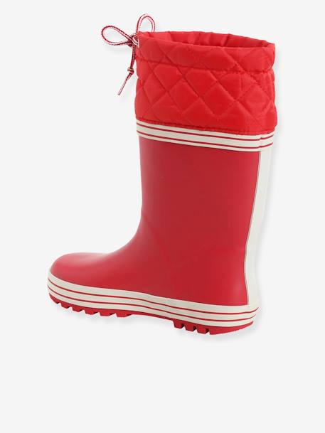 Bottes de pluie col matelassé Rouge 3 - vertbaudet enfant 