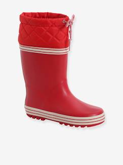 -Bottes de pluie col matelassé