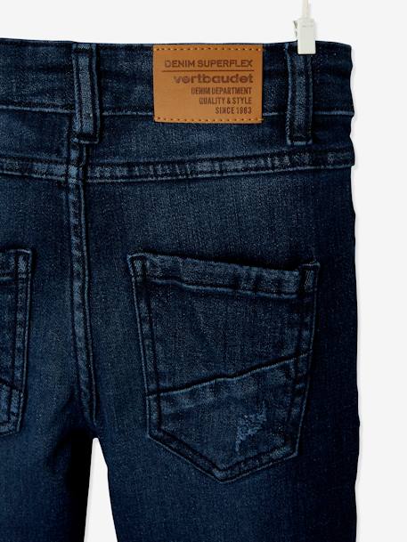 Jean slim Superflex garçon super extensible denim brut+stone 7 - vertbaudet enfant 