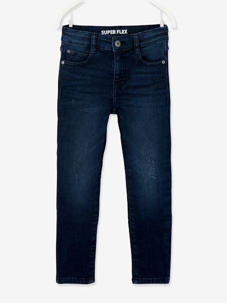 Jean slim Superflex garçon super extensible denim brut+stone 4 - vertbaudet enfant 