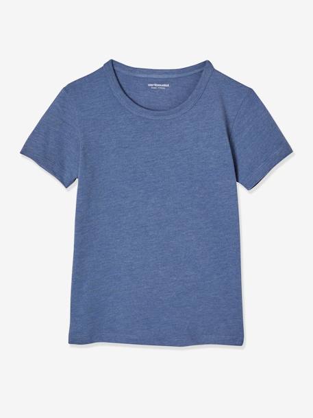 Lot de 3 T-shirts garçon manches courtes BASICS lot blanc+Lot camaieu bleu 9 - vertbaudet enfant 