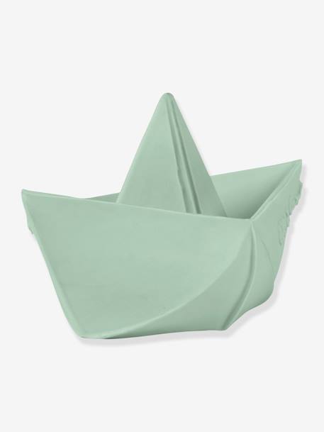 Jouet de bain Bateau Origami - OLI & CAROL MENTHE+NUDE+VANILLE 1 - vertbaudet enfant 